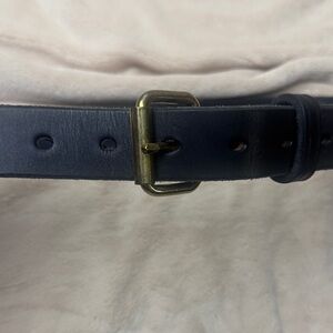 Men's Black Leather Belt
